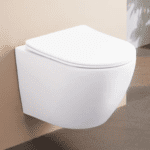Rimless Wall Hung WC With Soft Close Uf Slim Seat Cover (white) - By Aquant