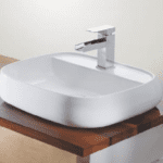 Compact Table/wall Mounted Wash Basin With Tap Hole (white) - By Aquant
