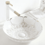 Arabian Design Table Mounted Designer Wash Basin (white) - By Aquant
