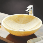 Onyx Natural Stone Wash Basin (crema) - By Aquant