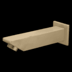 Square Brass Spout (brushed Gold) - By Aquant