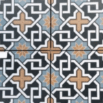 Multicolour Moroccan Wall Tile Codemmkw/130 (300x300mm, Matt)