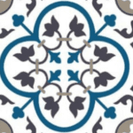 Ceramic Moroccan Wall Tile Codeqmbw/933fl (300x300mm, Matt)