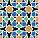 Ceramic Moroccan Wall Tile Code Qmbw /961fl (300x300mm, Matt)