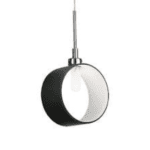 Anello Sp1 | Nero/black Ceiling Lamp - Ideal Lux