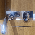 Zinnia Inwall Basin Mixer (chrome)
