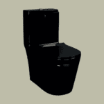 1025/ Amaze One Piece Closet (black) - By Geobath Sanitaryware