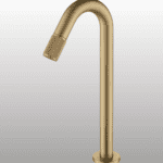 Mouth Operated Table Mounted Basin Tap (brushed Gold) - By Aquant