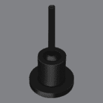 Joystick Counter Mounted Deusch Mixer (matt Black) - By Aquant