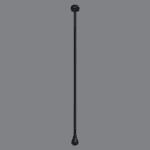 Ceiling Mounted Brass Basin Spout (matt Black) - By Aquant