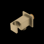 Brass Square Wall Hook (brushed Gold) - By Aquant