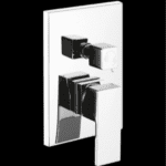 Cube Series Single Lever Diverter With 2 Outlet Square (chrome) - By Aquant