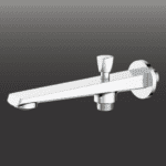 Wave Series Button Spout With Hand Shower Connection (chrome) - By Aquant