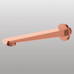 Wave Series Spout  (rose Gold) - By Aquant