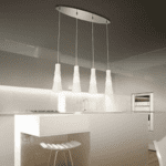 Kuky Sp1 | Rosso/red Ceiling Lamp - Ideal Lux