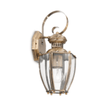 Norma Ap1 | Brunito/antique Brass Wall Lamp - Ideal Lux