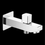 Button Spout Square With Hand Shower Connection