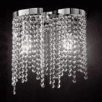 Aurora Ap2 | Crome Wall Lamp - Ideal Lux