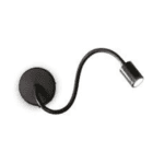 Focus Ap1 | Nero/black Wall Lamp - Ideal Lux