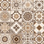 Moroccan Wall Tile Wsrs/bruno Brown (300x300mm, Matt)