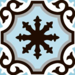 Moroccan Wall Tile Wsrs/ 30709 Regal Cyan (300x300mm, Matt)