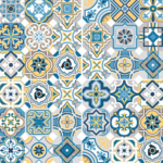 Moroccan Wall Tile Wsrs/ Azraq Uric (300x300mm, Matt)