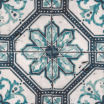 Moroccan Wall Tile Wsrs/ Mural Silver (300x300mm, Matt)