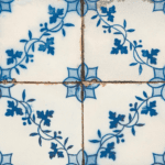 Moroccan Wall Tile Wsrs/blue Ivy (300x300mm, Matt)