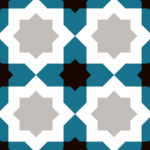 Moroccan Wall Tile Wsrs/estrela Blue (300x300mm, Matt)