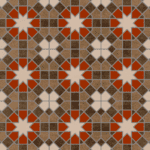 Moroccan Wall Tile Wsrs/redcarnival (300x300mm, Matt)