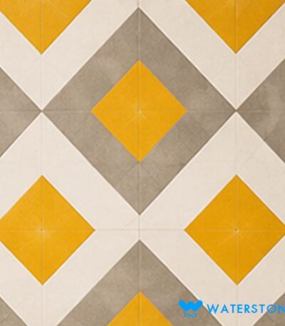 Athangudi Floor Tile RWAD107-04 (10x10in, Soft Matt)