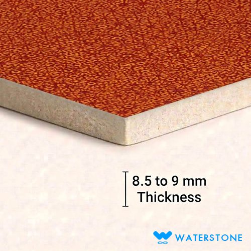 Designer Tile RWSD Crimson Red (600x600mm, Matt), photo 4