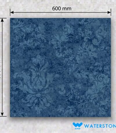 Designer Tile RWSD Marian Blue (600x600mm, Matt)