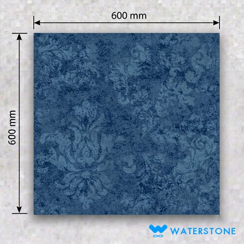 Designer Tile RWSD Marian Blue (600x600mm, Matt) Designer Tile RWSD Marian Blue (600x600mm, Matt)