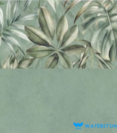 Vitrified Tile RWMTB Rainbow Green Decor (600x1200mm, Matt)