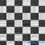 Vitrified Tile RWMTB Rubic White Decor (600x1200mm, Matt)