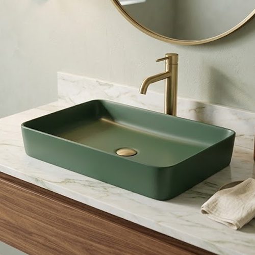 Matt Green Table Top Basin WUS-1004-H (610x340x110mm)