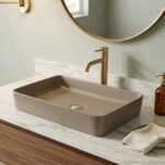 Matt Khaki Table Top Basin WUS 1004 I