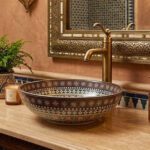 Moroccan Pattern Table Top Basin WUS 1011 A