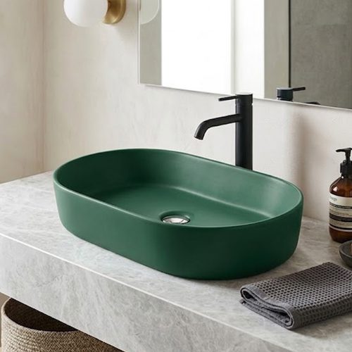 Matt Green Table Top Basin WUS-1024-D (510x300x120mm)