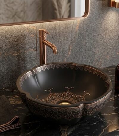 Matt Black Table Top Basin WUS-1025-C