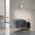 Matt Grey Wall Hung Closet WUS 3002 C (bathroom view)