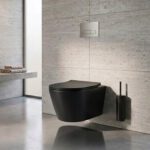 Matt Black Wall Hung Closet WUS 3002 E (bathroom view)