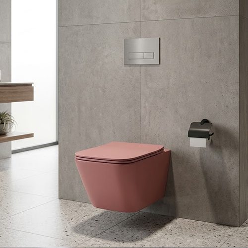 Matt Pink Wall Hung Closet WUS-3003-A (520x360x360mm)