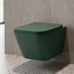 Matt Green Wall Hung Closet WUS 3003 D
