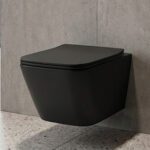 Matt Black Wall Hung Closet WUS 3003 E