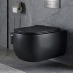 Matt Black Wall Hung Closet WUS 3008 B