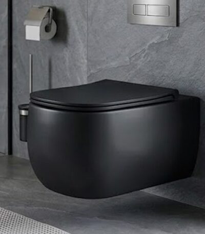 Matt Black Wall Hung Closet WUS-3008-B