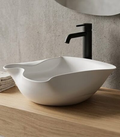 Handmade White Table Top Basin WUS-4002