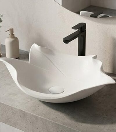 Handmade White Table Top Basin WUS-4004